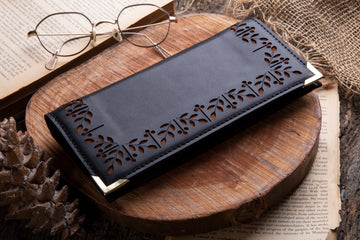 Floral purse (Black X Havane)