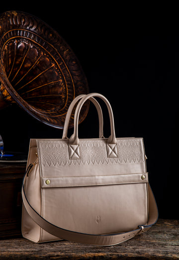 The iconic laptop bag (Beige)