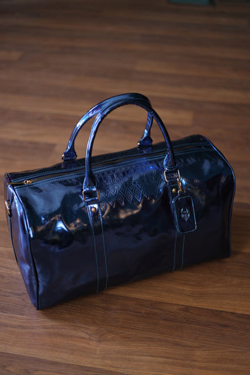 The Metallic Blue Weekender