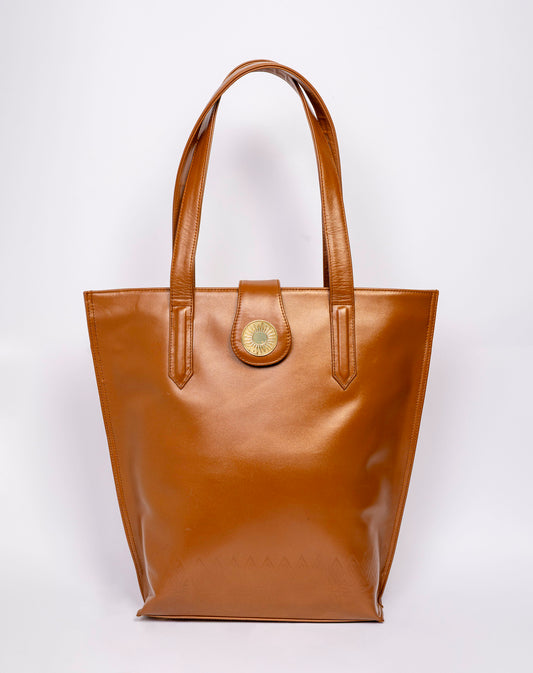 The caramel Solis Tote