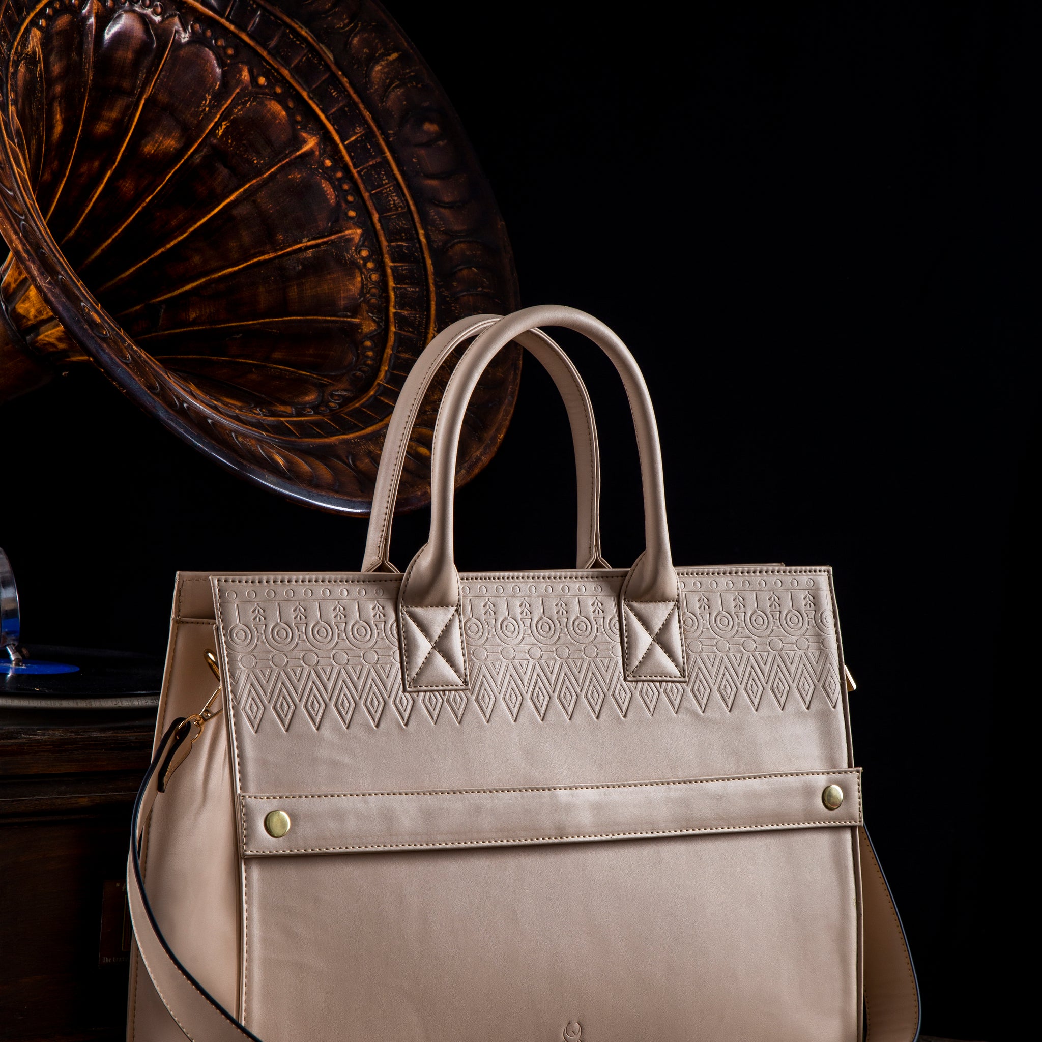 The iconic laptop bag (Beige)